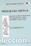 Livros: PROGRAMA META-E DE EVALUACI&Oacute;N E INTERVENCI&Oacute;N - S&aacute;nchez Valiente, Jes&uacute;s