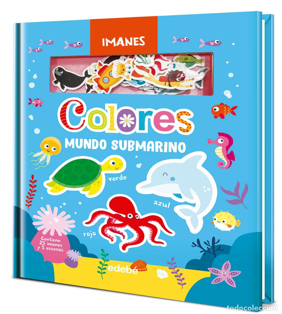 Libros: LIBRO DE IMANES COLORES DEL MUNDO SUBMARINO - EQUIPO GEMINI