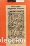 Livros: R&Eacute;GIMEN ABIERTO - Avenda&ntilde;o, Antonio