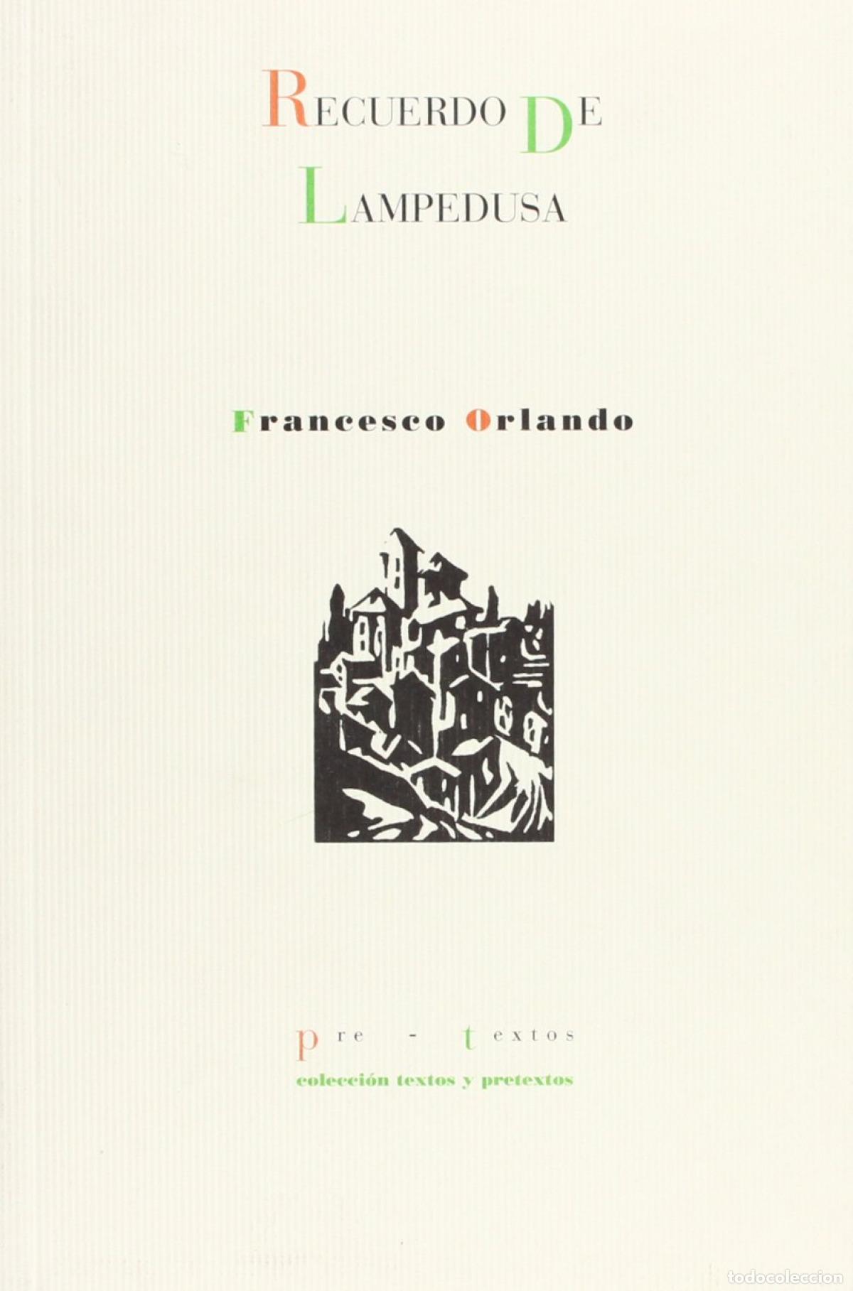 Livros: &Aacute;RECUERDO DE LAMPEDUSA - Orlando, Francesco