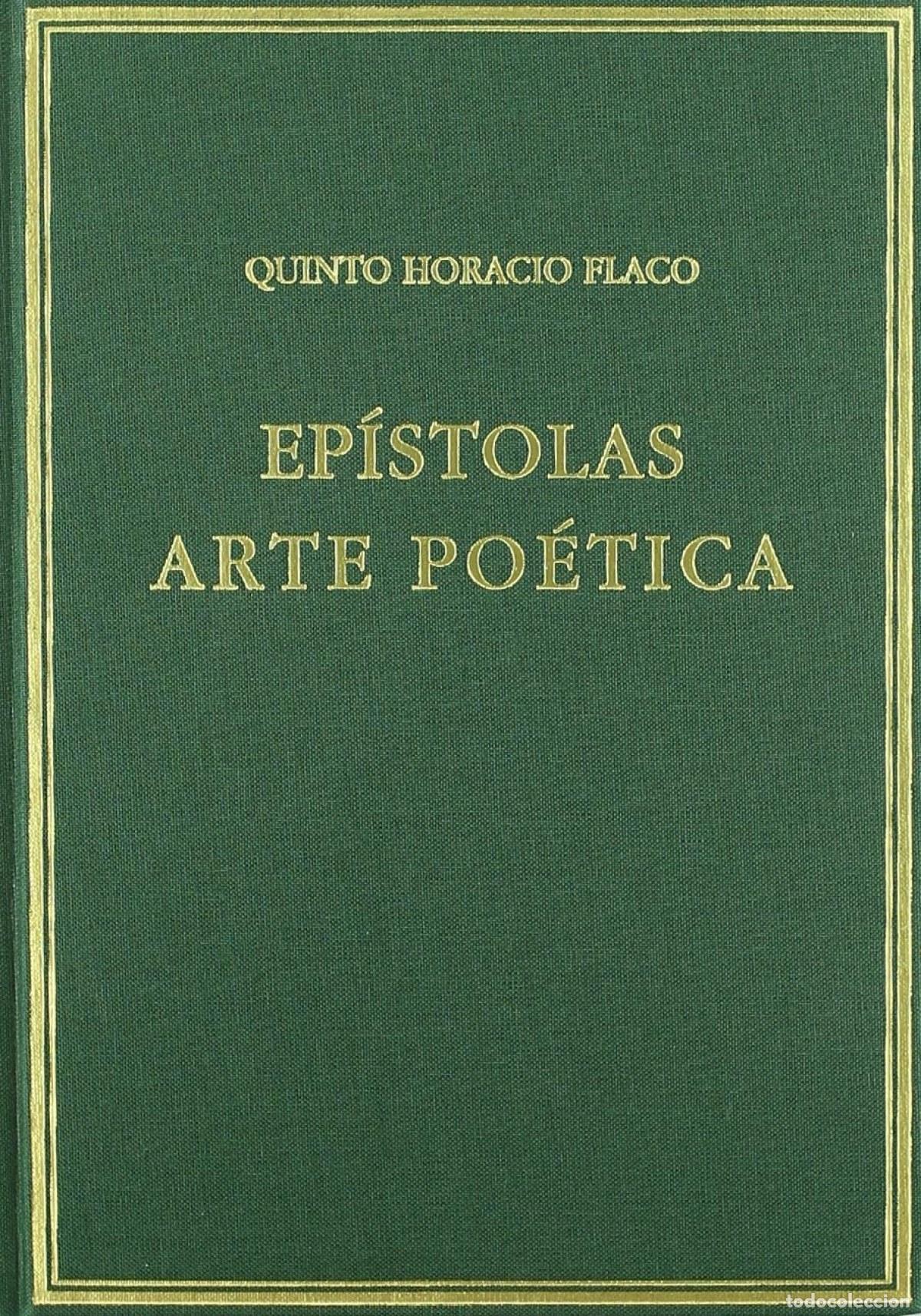 Livros: EP&Iacute;STOLAS: ARTE PO&Eacute;TICA - Quinto Horacio Flaco