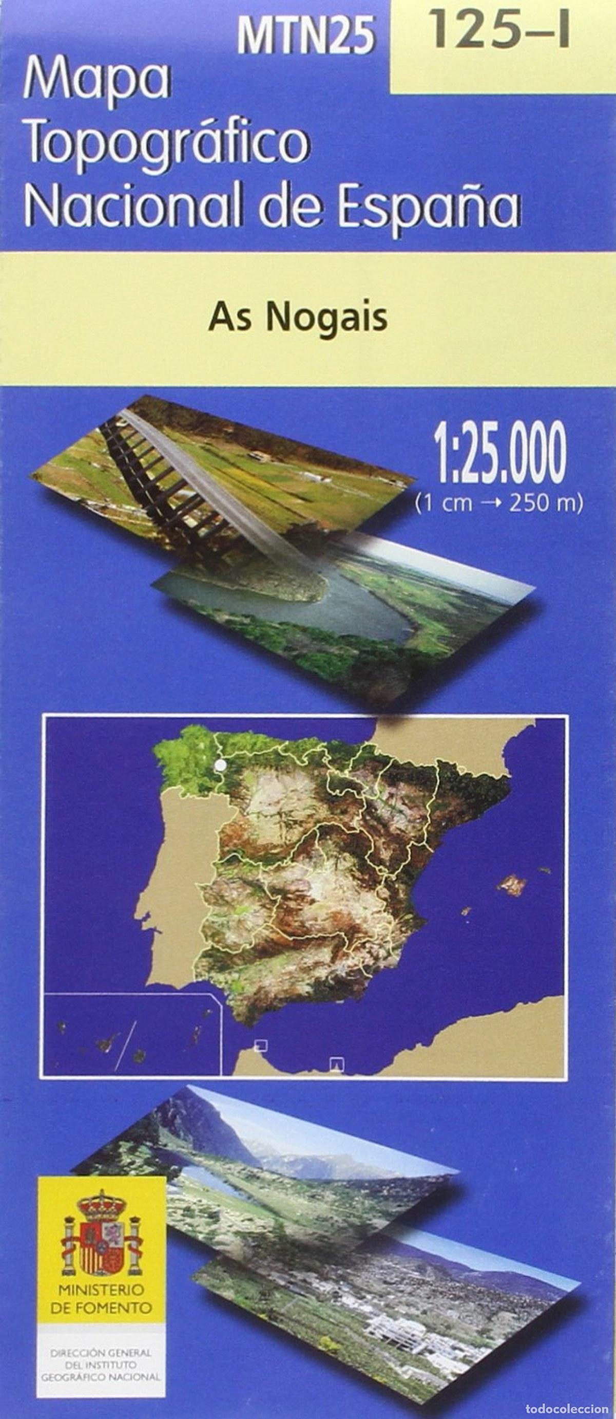 books: MTN 25. HOJA 125-I, AS NOGAIS - Varios autores