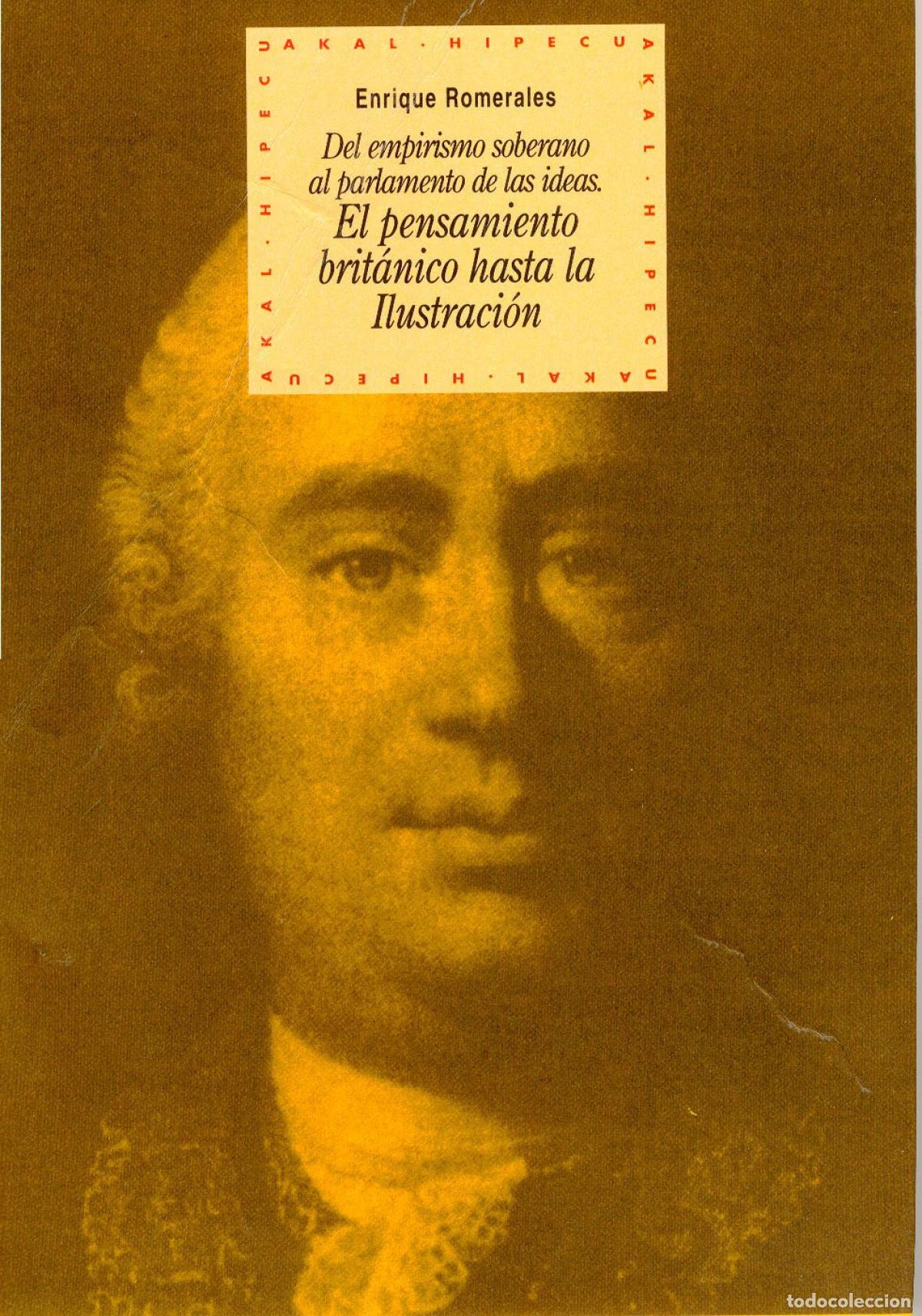 Libros: PENSAMIENTO BRIT&Aacute;NICO HASTA LA ILUSTRACI&Oacute;N - Romerales, Enrique
