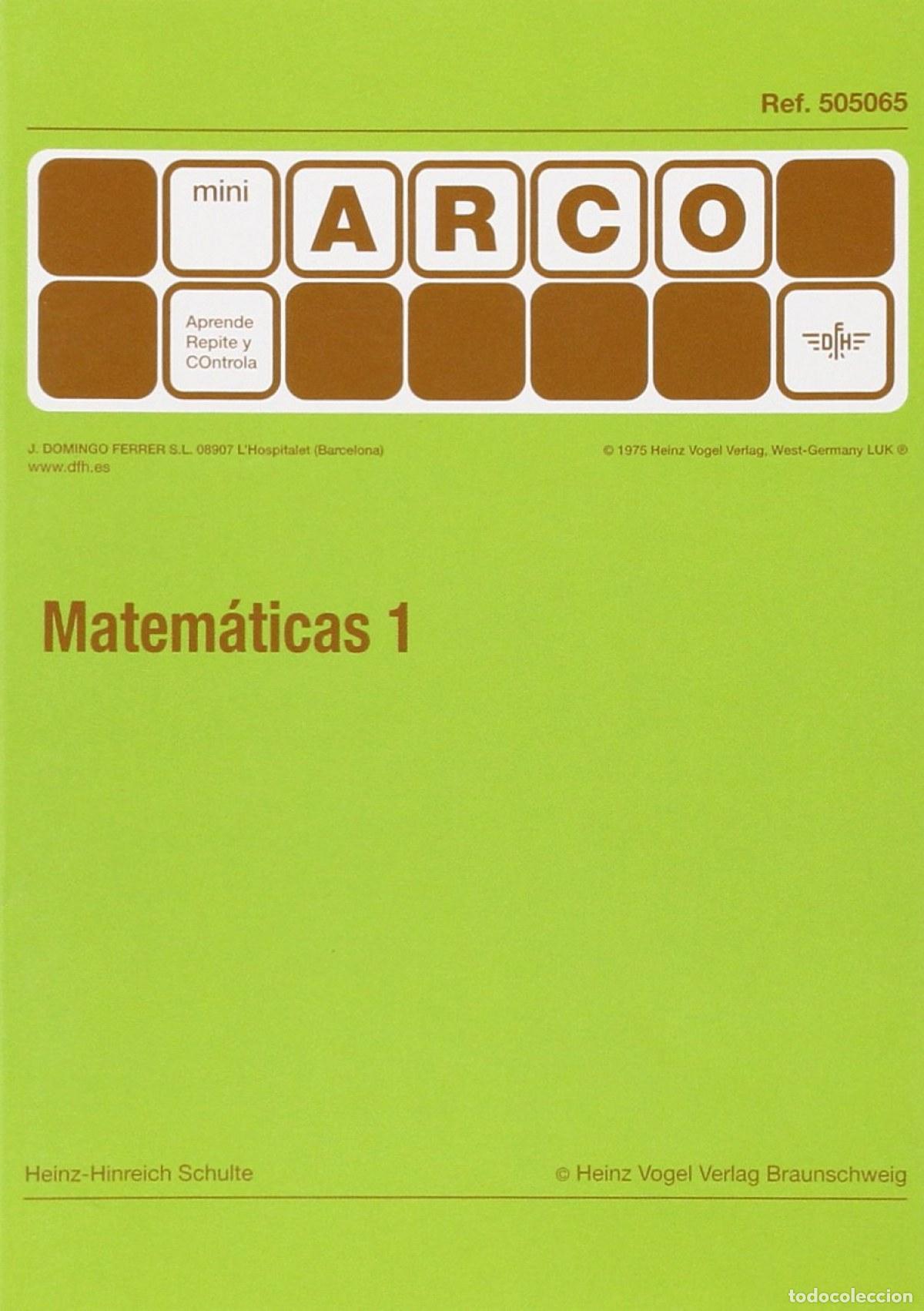 Libros: MATEMATICAS 1 - Varios autores