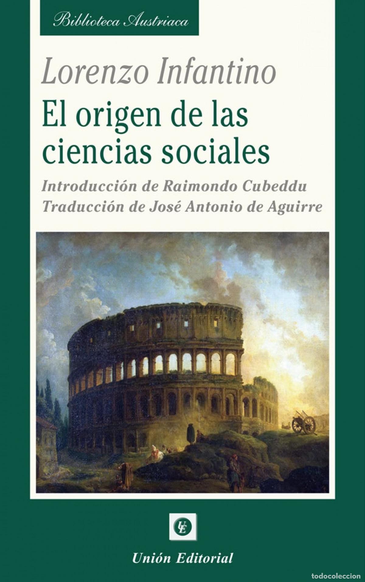 Livros: ORIGEN DE LAS CIENCIAS SOCIALES - INFANTINO, LORENZO