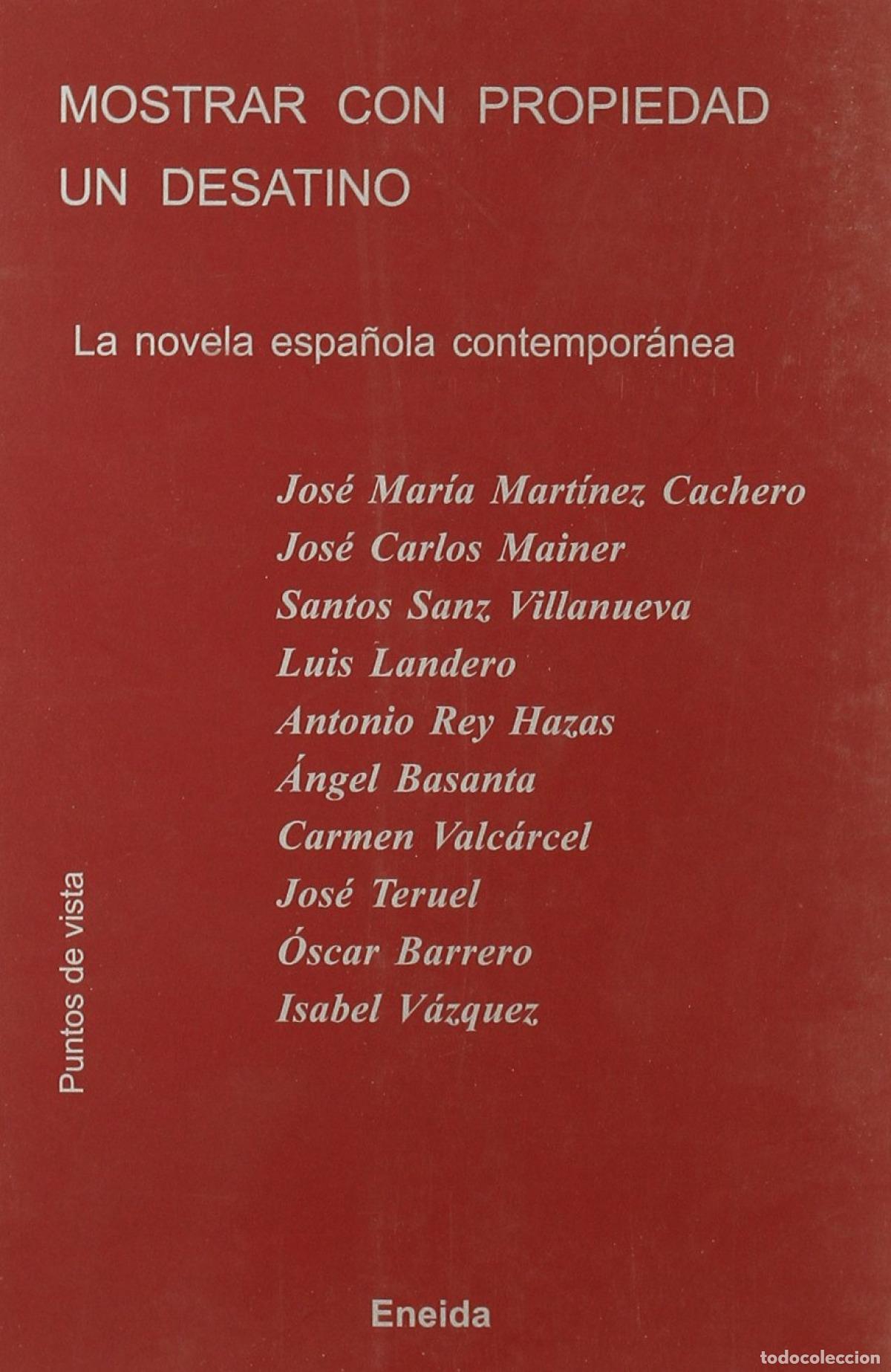 Livros: LA NOVELA CONTEMPOR&Aacute;NEA - Asociaci&oacute;n de Profesores de Espa&ntilde;ol