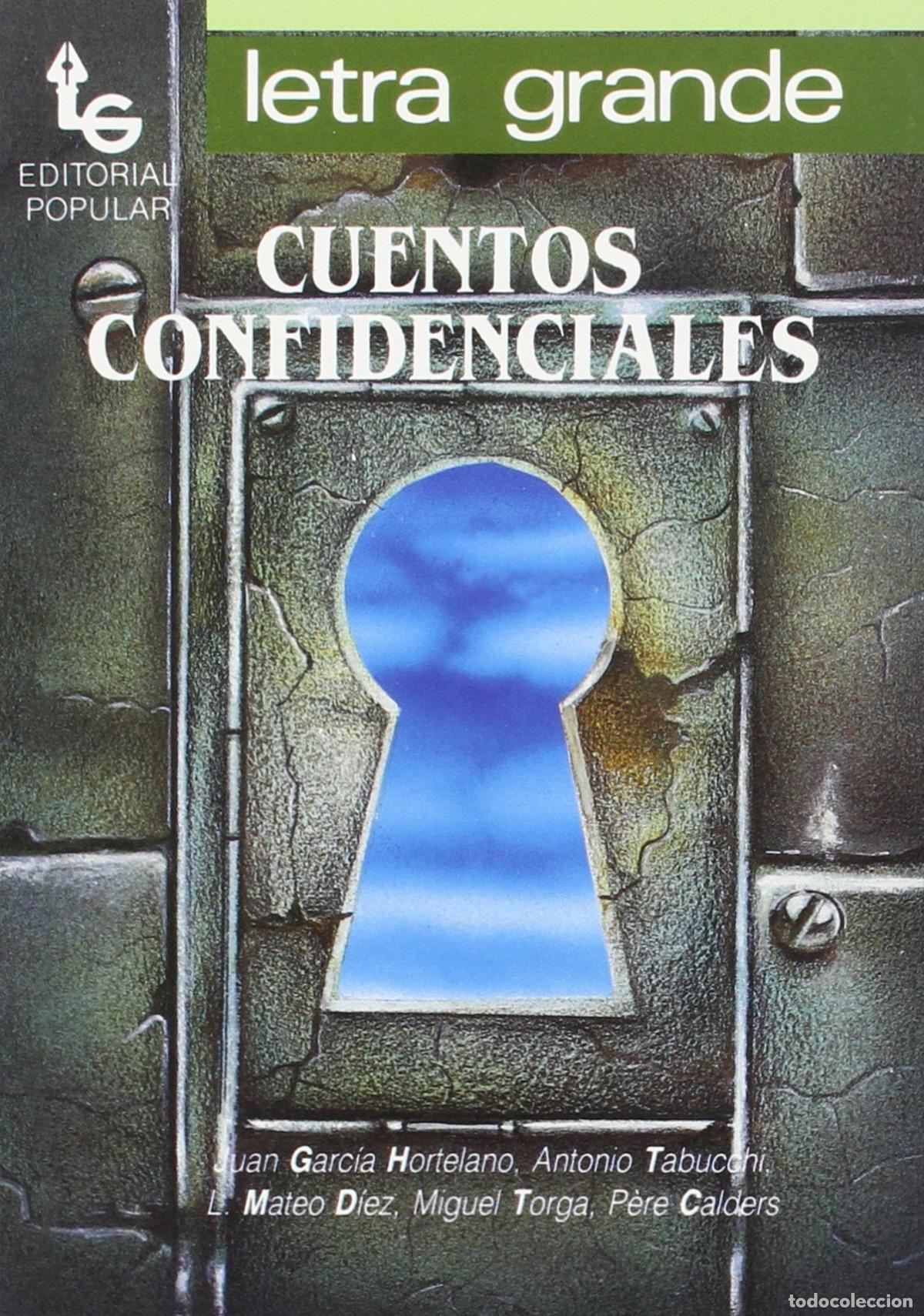 Livros: CUENTOS CONFIDENCIALES - Varios autores