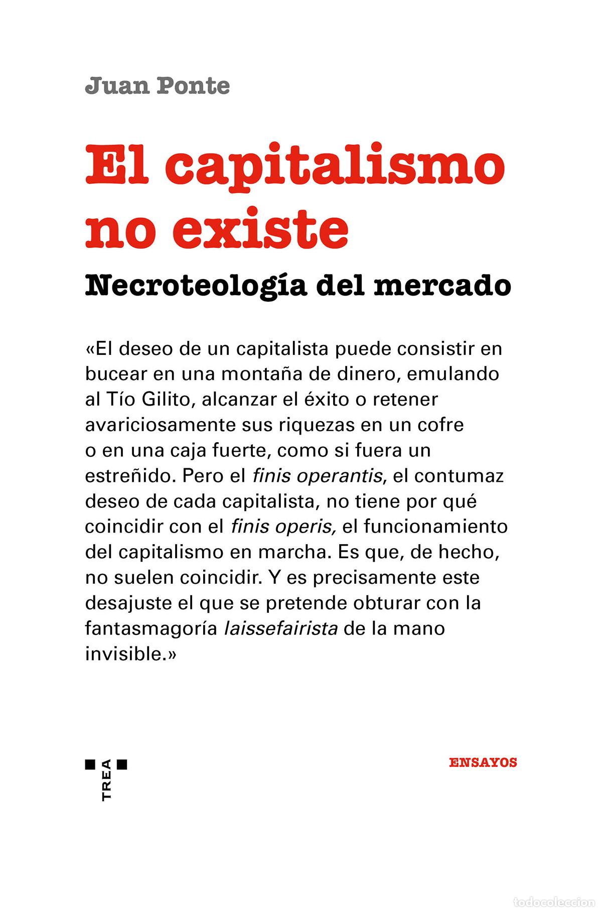 Libros: EL CAPITALISMO NO EXISTE - Gonz&aacute;lez Ponte, Juan