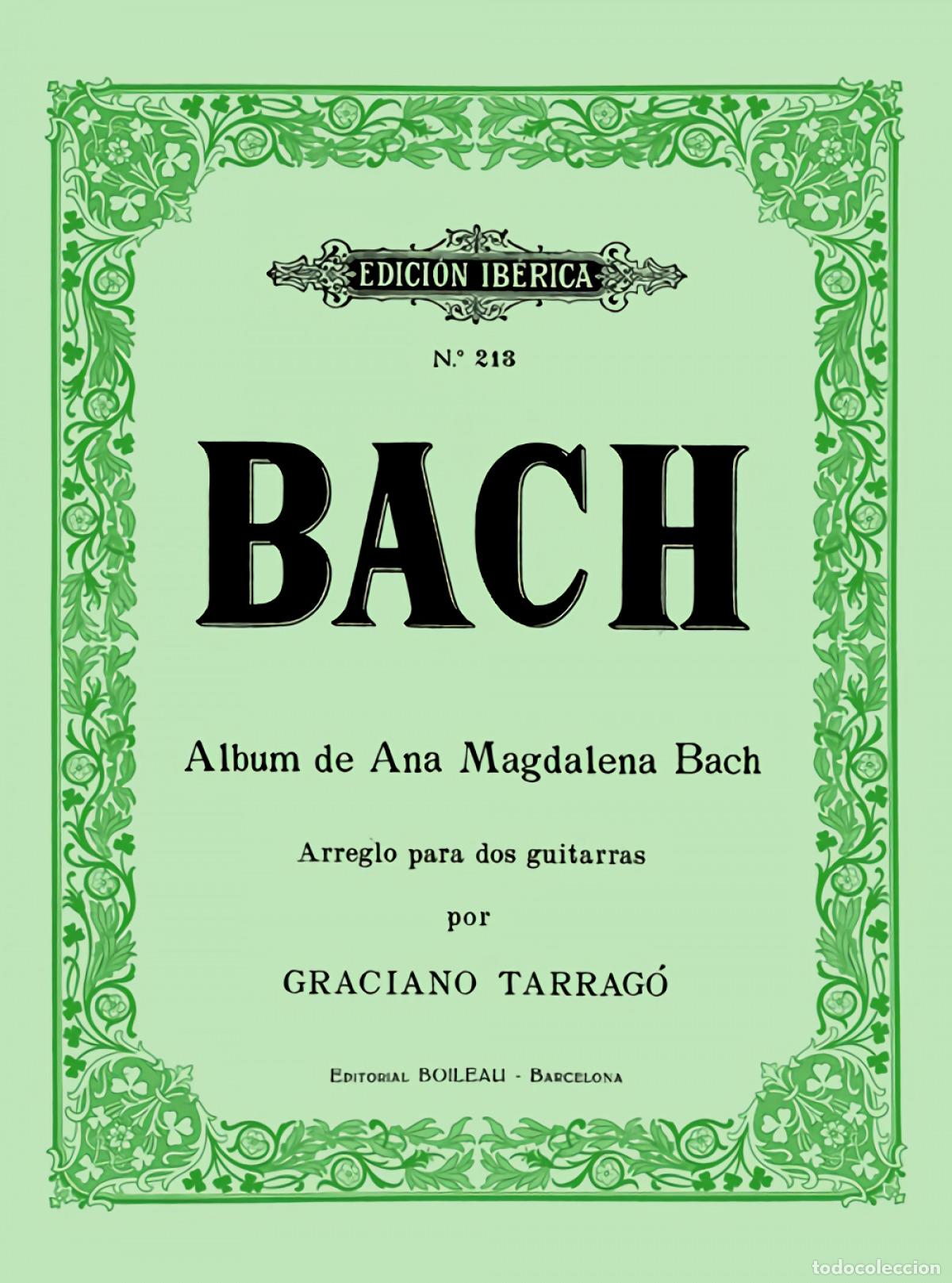 books: ALBUM ANA MAGDALENA - BACH, Carl Philip Emmanuel