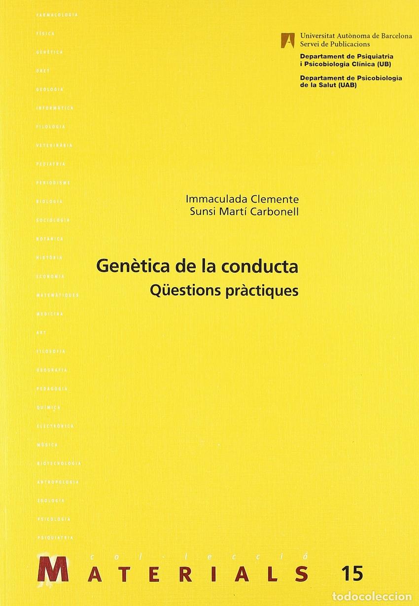 Livros: GEN&Egrave;TICA DE LA CONDUCTA - Mart&iacute;, Sunsi