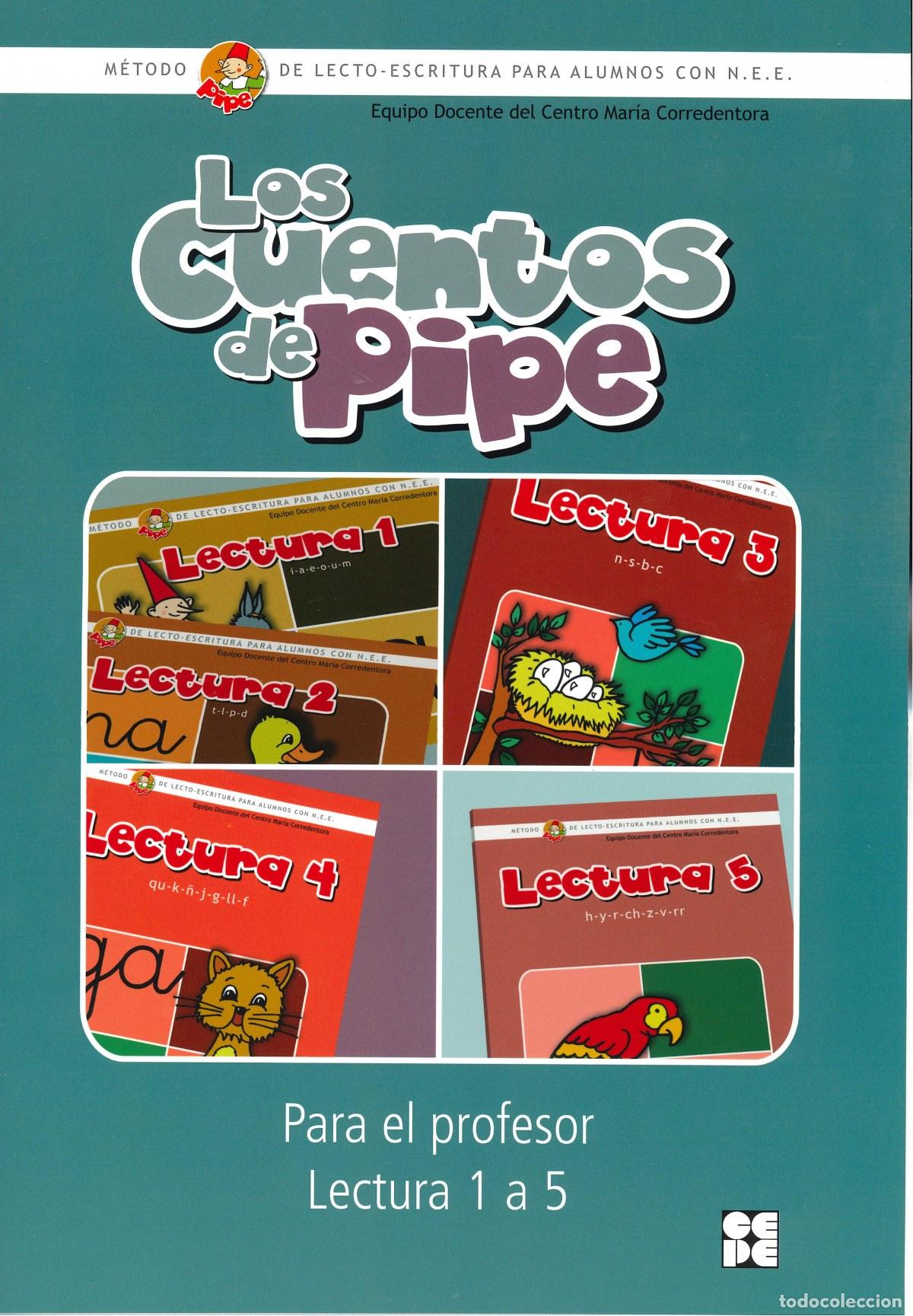 Libros: CUENTOS DE PIPE. PARA PROFESOR. LECTURA 1 AL 5 - Equipo Docente Centro Maria Corredentora