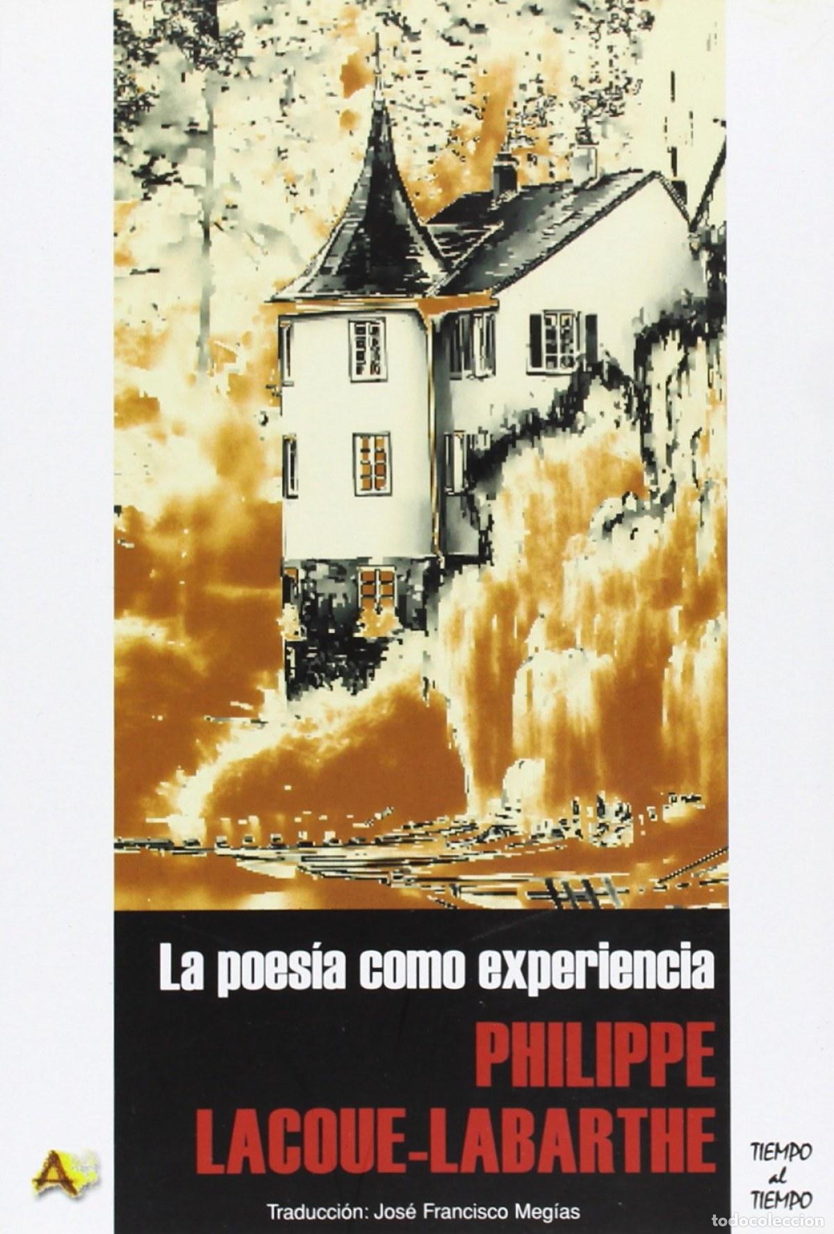 Livros: LA POES&Iacute;A COMO EXPERIENCIA - Lacoue Labarthe, Philippe