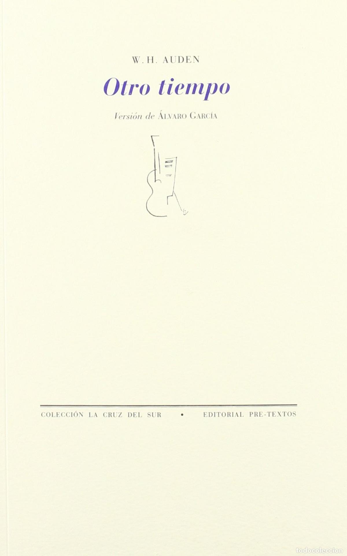 Libros: OTRO TIEMPO - Auden, W H