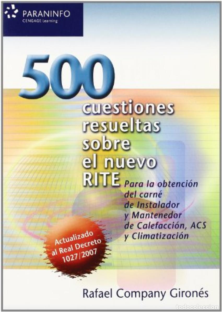 B&uuml;cher: 500 CUESTIONES RESUELTAS SOBRE EL NUEVO RITE - AA.VV.