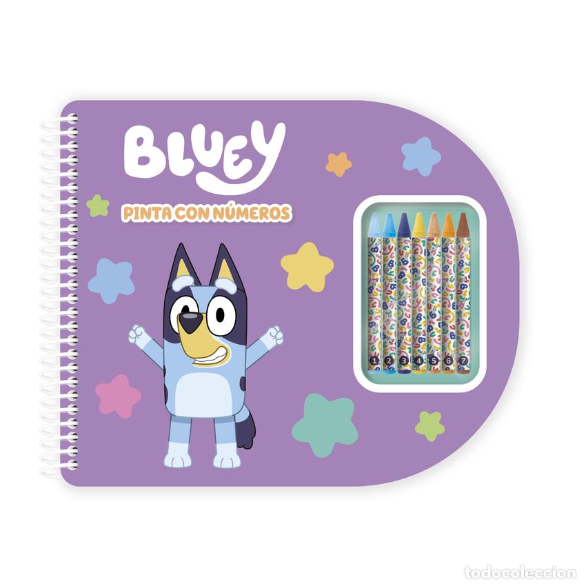 Livres: BLUEY PINTA CON NUMEROS - LIBRETA ESPIRAL - Imagiland