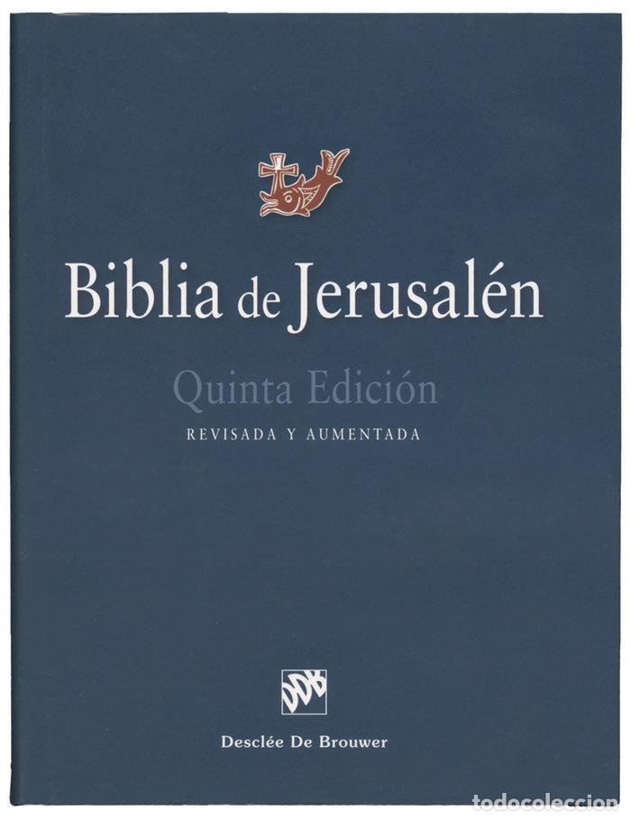 Libros: BIBLIA JERUSAL&Egrave;N - Escuela B&iacute;blica Jerusal&eacute;n