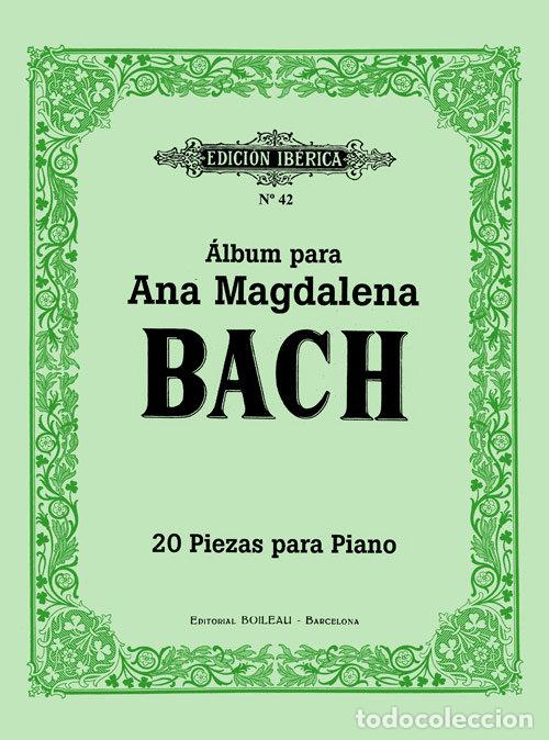 Livros: ALBUM ANA MAGDALENA BACH 20 PIEZAS PARA PIANO - AA.VV.