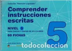 Libros: COMPRENDER INSTRUCCIONES ESCRITAS NIVEL 5 - JARQUE GARCIA, JESUS