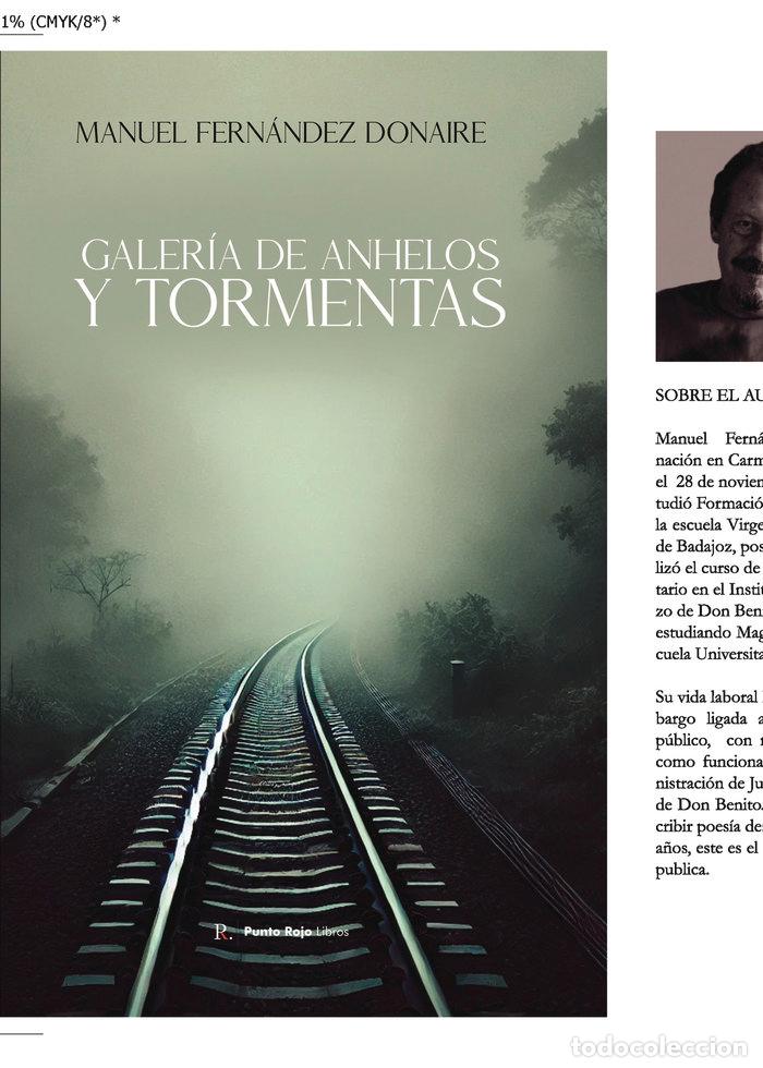 Livros: GALERIA DE ANHELOS Y TORMENTAS - FERNANDEZ DONAIRE, MANUEL