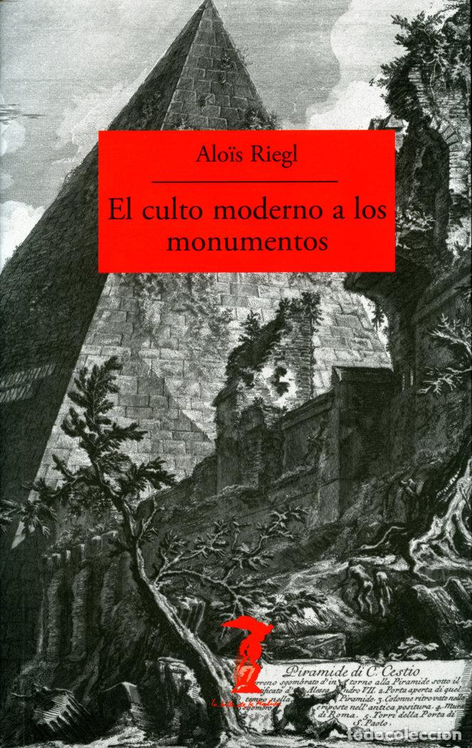 Livros: CULTO MODERNO A LOS MONUMENTOS BM-7 - RIEGL, ALOIS