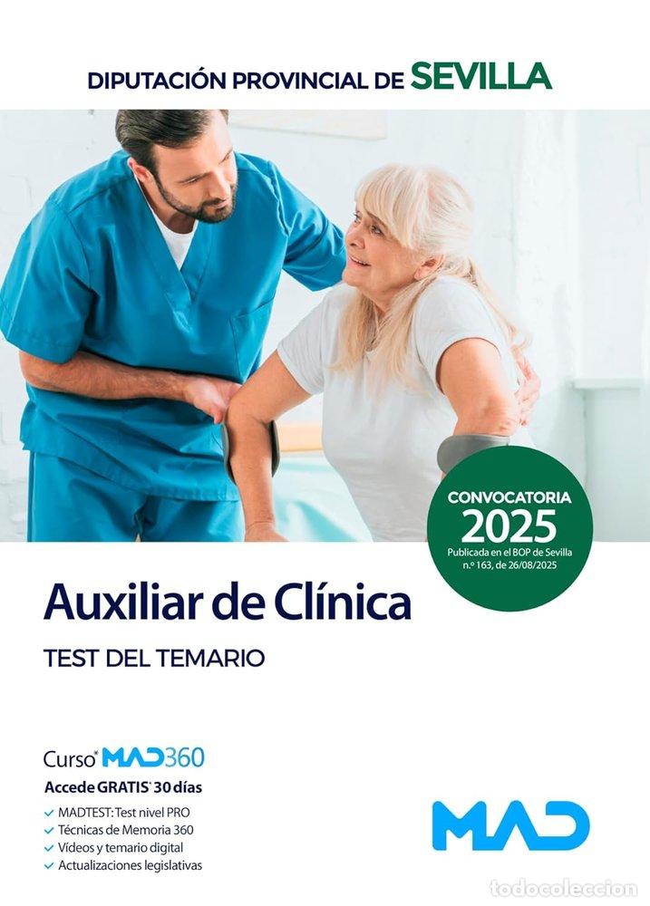 Livros: AUXILIAR CLINICA TEST TEMARIO DIPUTACION PROVINCIAL SEVILLA - AA.VV