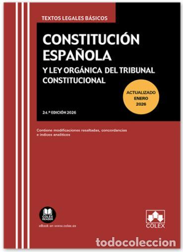 Libros: CONSTITUCI&Oacute;N ESPA&Ntilde;OLA Y LEY ORG&Aacute;NICA DEL TRIBUNAL CONSTITUCIONAL - S L Editorial Colex