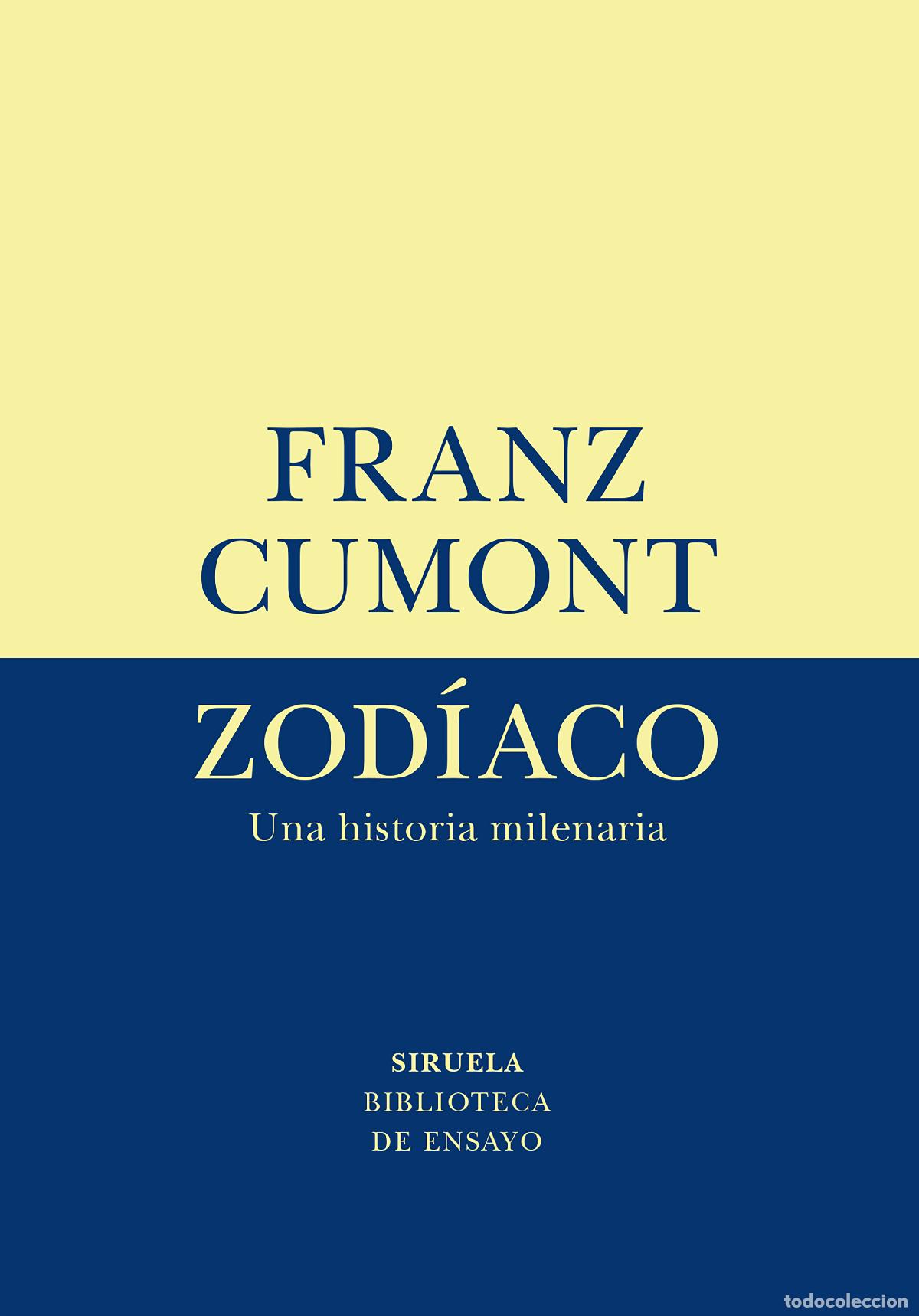 Libros: ZOD&Iacute;ACO - Cumont, Franz