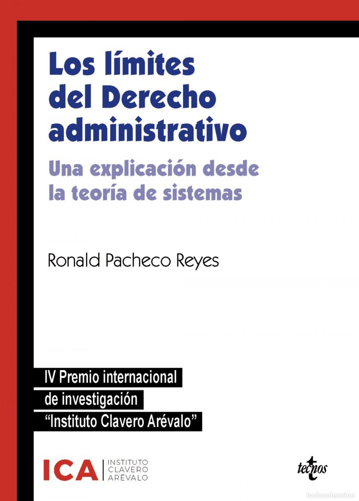 Libros: LOS L&Iacute;MITES DEL DERECHO ADMINISTRATIVO - Ronald Pacheco Reyes