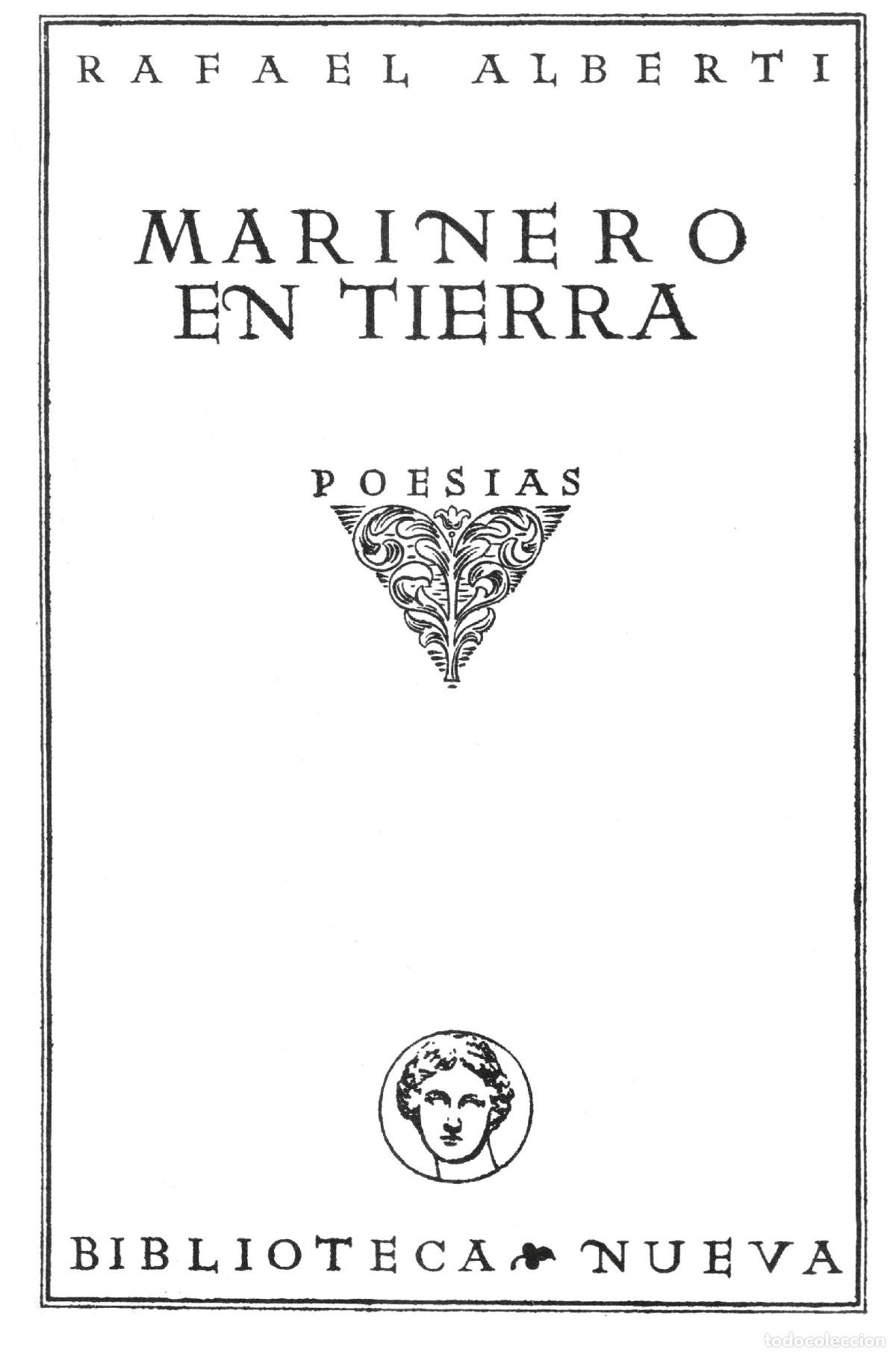 Libros: MARINERO EN TIERRA - Alberti, Rafael