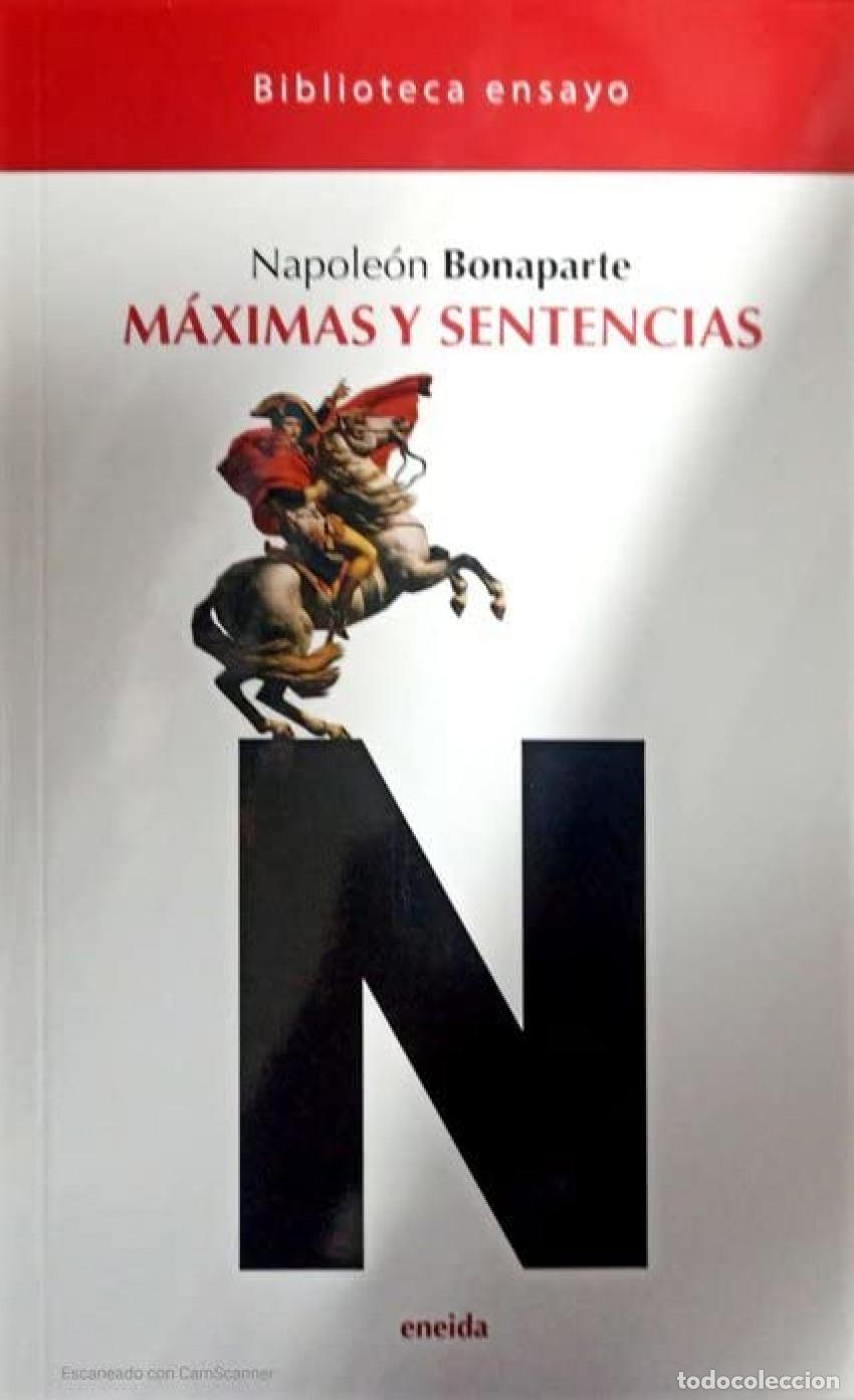 books: MAXIMAS Y SENTENCIAS - Bonaparte Napoleon