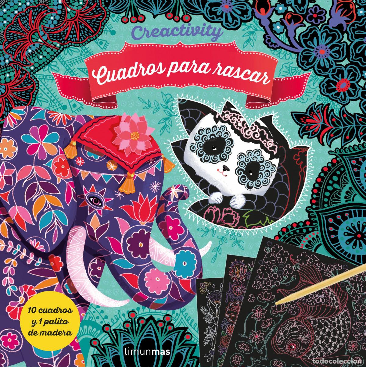 Livres: CREACTIVITY. ANIMALES DEL MUNDO. CUADROS PARA RASCAR - VVAA