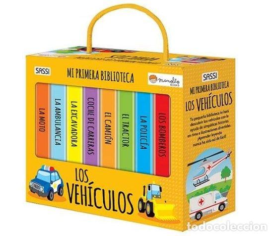 Livros: LOS VEHICULOS MI PRIMERA BIBLIOTECA - Espanol/Castellano