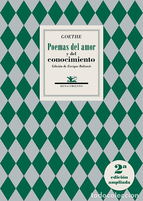 Livres: POEMAS DEL AMOR Y DEL CONOCIMIENTO - GOETHE, JOHANN WOLFGANG VON