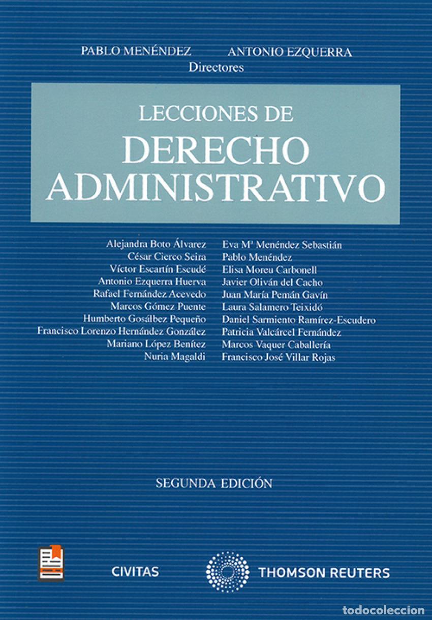 Libri: LECCIONES DE DERECHO ADMINISTRATIVO - Ezquerra, Antonio