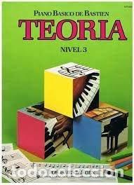 Libros: PIANO BASICO BASTIEN TEORIA NIVEL 3 - BASTIEN
