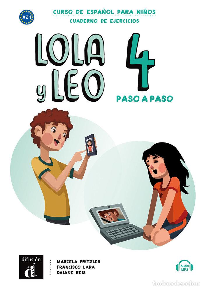 Libros: LOLA Y LEO PASO A PASO 4 NIVEL A2.2 CUADERNO EJERCICIOS MP3 - AA.VV