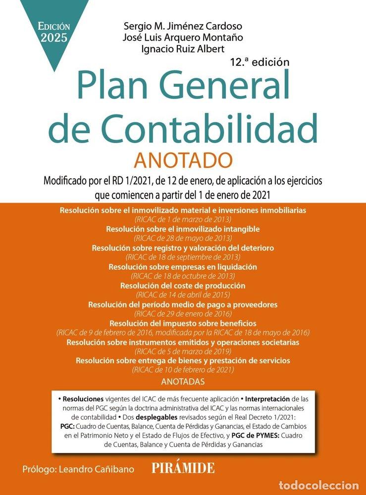 books: PLAN GENERAL DE CONTABILIDAD ANOTADO - JIMENEZ CARDOSO, SERGIO M.