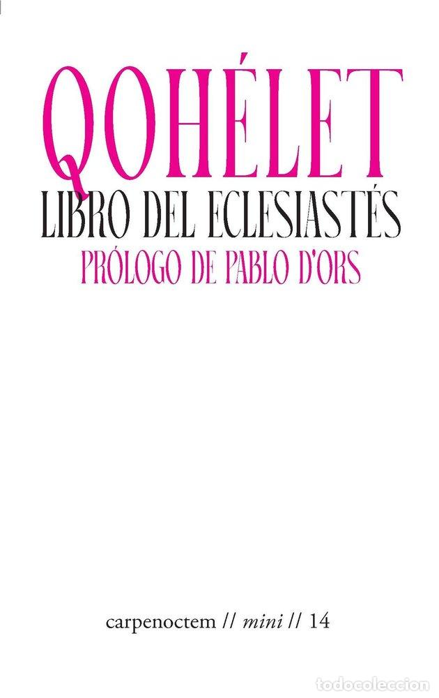 Livros: QOHELET - ANONIMO...