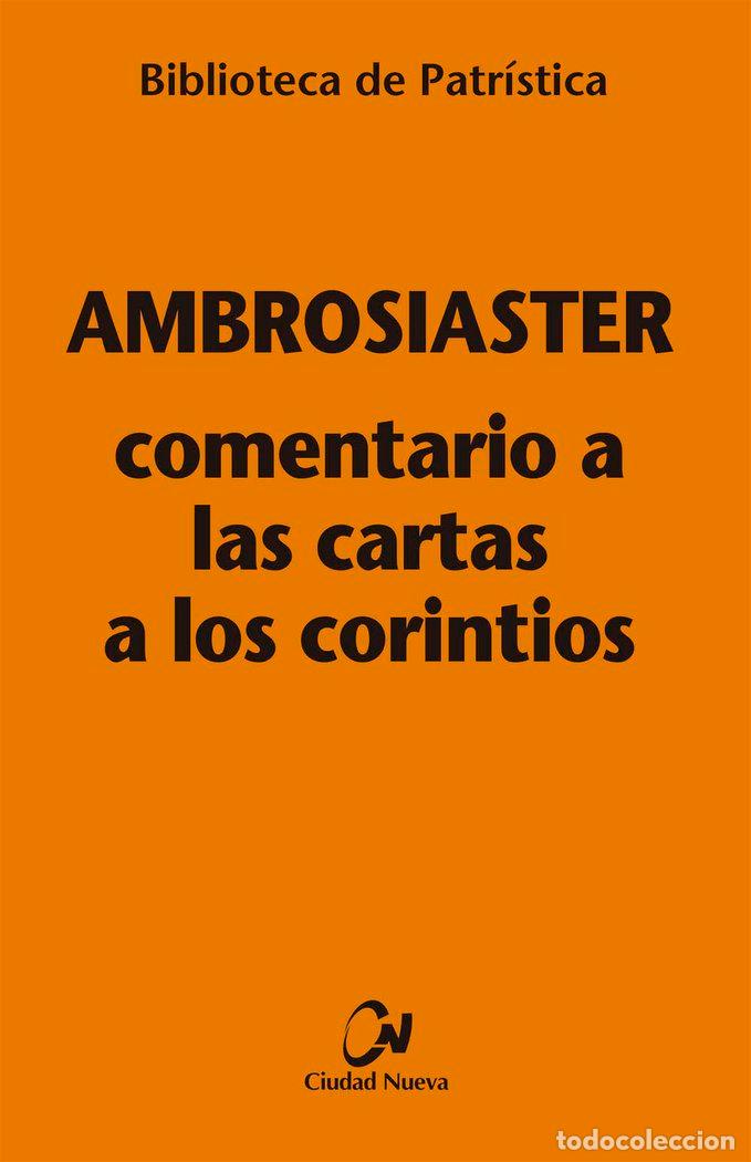 books: COMENTARIO A LAS CARTAS A LOS CORINTIOS [BPA, 104] - AMBROSIASTER