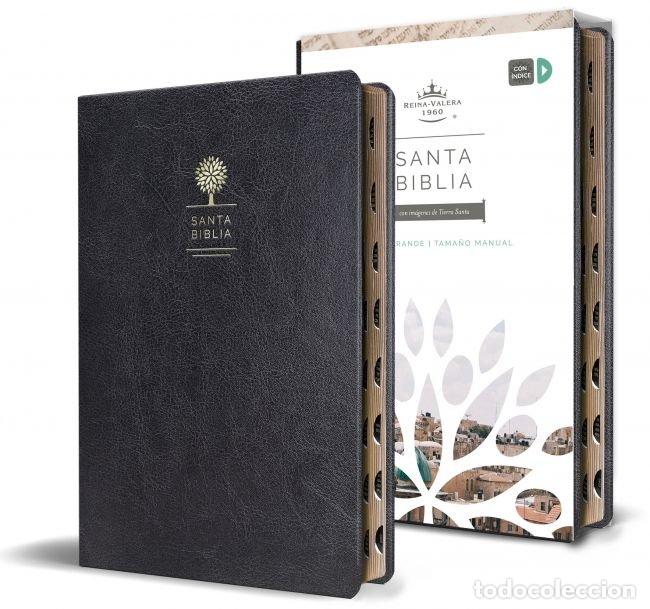 Libros: BIBLIA REINA VALERA 1960 LETRA GRANDE SIMIL PIEL NEGRO IN - REINA VALERA REVISADA 1960