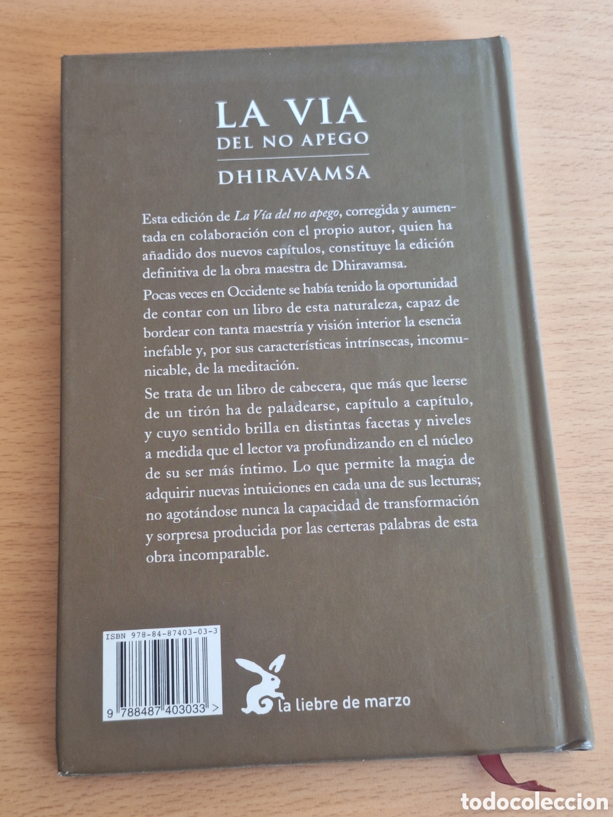 Libros: La v&iacute;a del no apego. La pr&aacute;ctica de la visi&oacute;n profunda - Foto 3