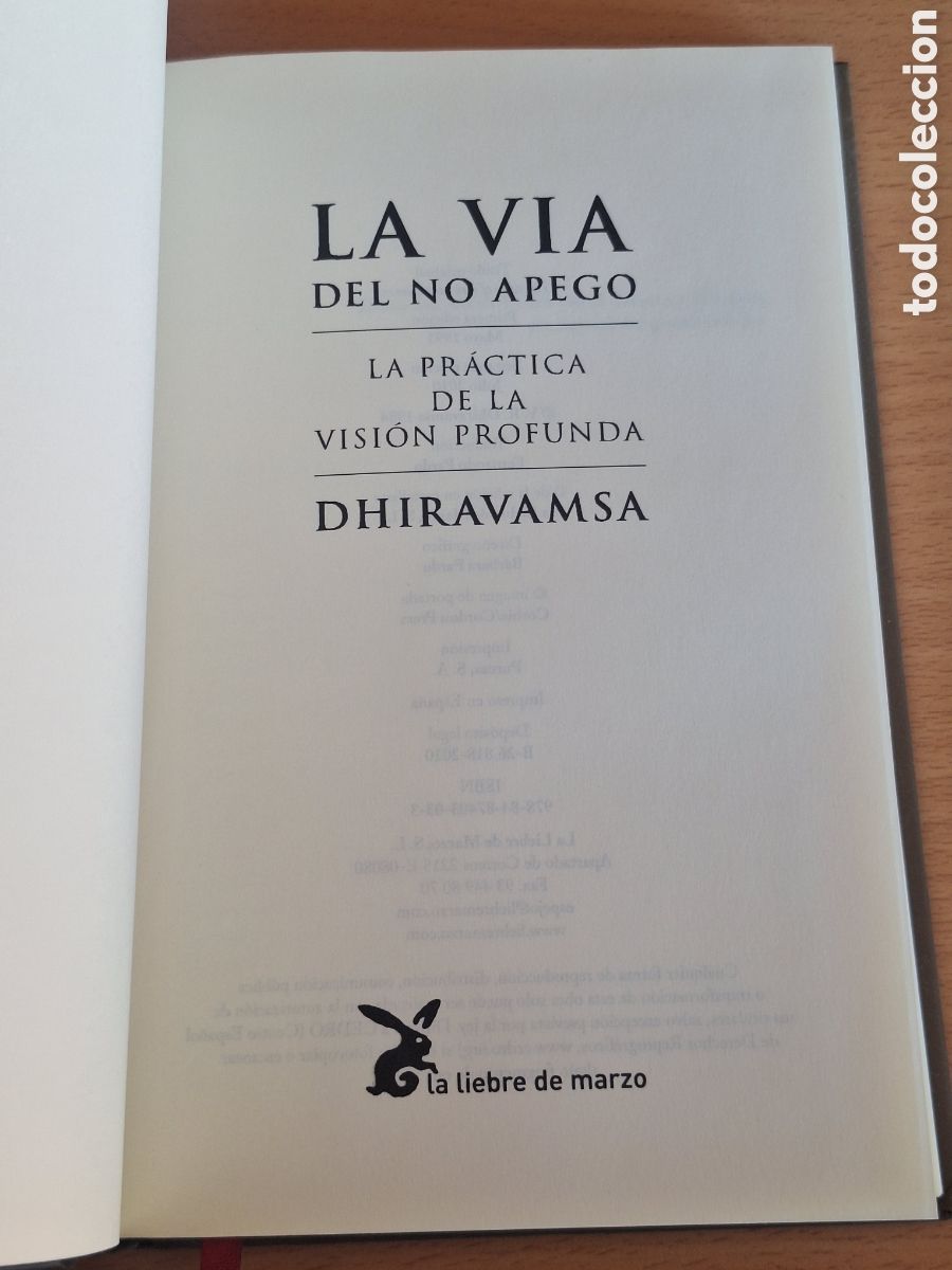 Libros: La v&iacute;a del no apego. La pr&aacute;ctica de la visi&oacute;n profunda - Foto 6