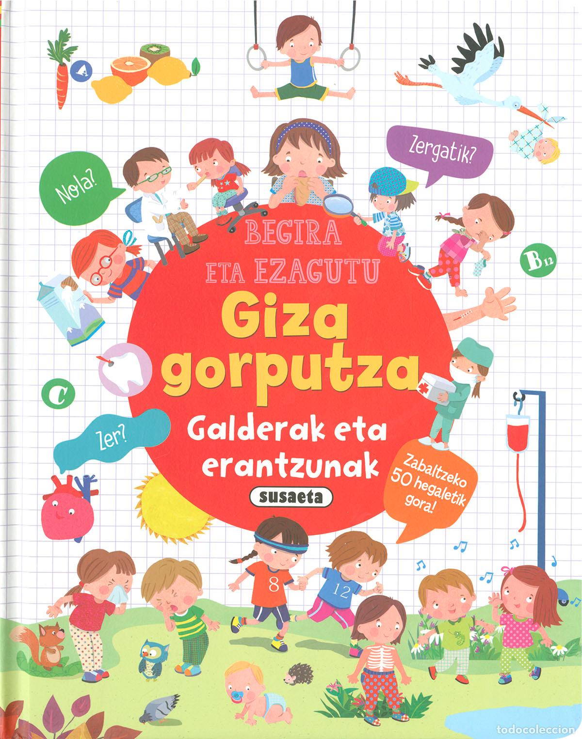 Libri: GIZA GORPUTZA GALDERAK ETA ERANTZUNAK - Ediciones, Susaeta