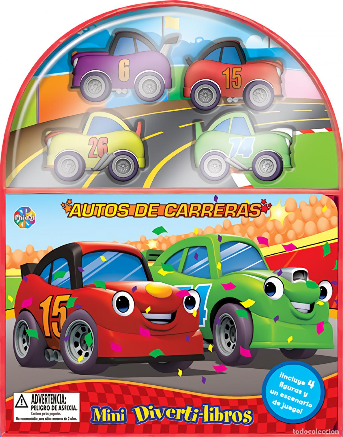 Libri: AUTOS DE CARRERAS (MINI DIVERTI-LIBROS) - Infantil, juvenil y educativo