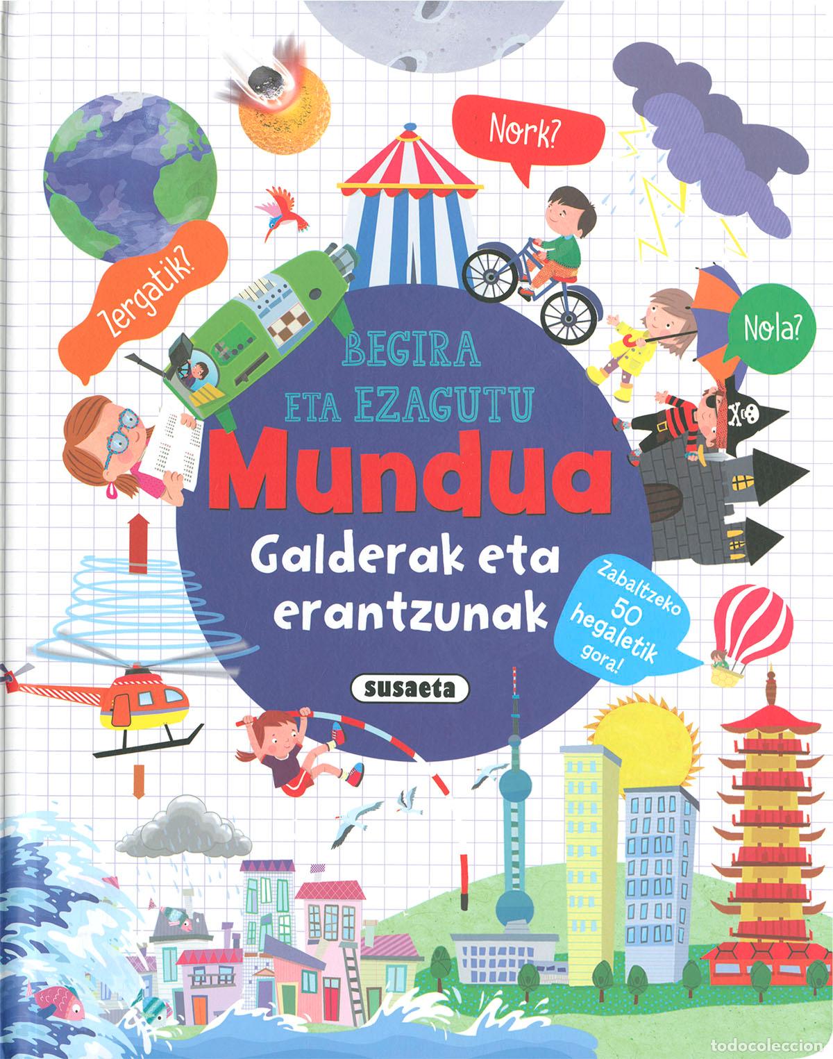 Libros: MUNDUA GALDERAK ETA ERANTZUNAK - Ediciones, Susaeta