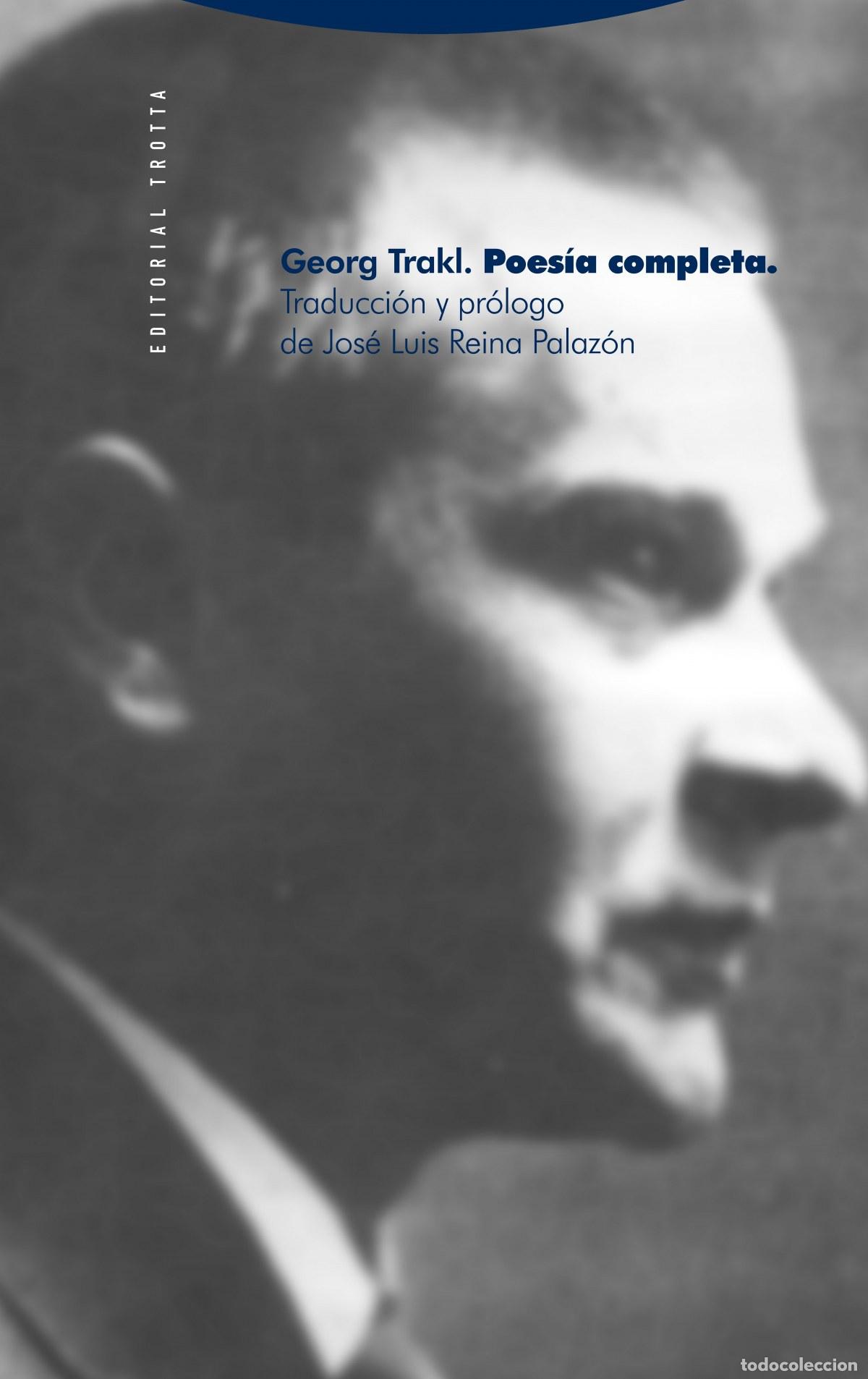 Libros: POES&Iacute;A COMPLETA - Trakl, Georg