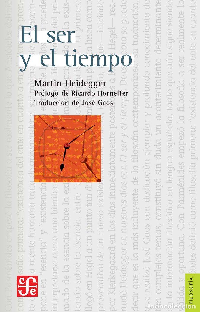 Livros: EL SER Y EL TIEMPO - HEIDEGGER, MARTIN
