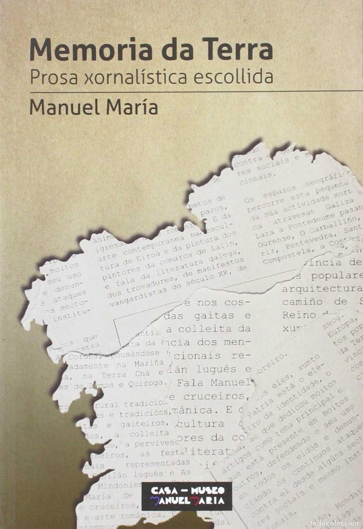 Libros: MEMORIA DA TERRA - Manuel Mar&iacute;a