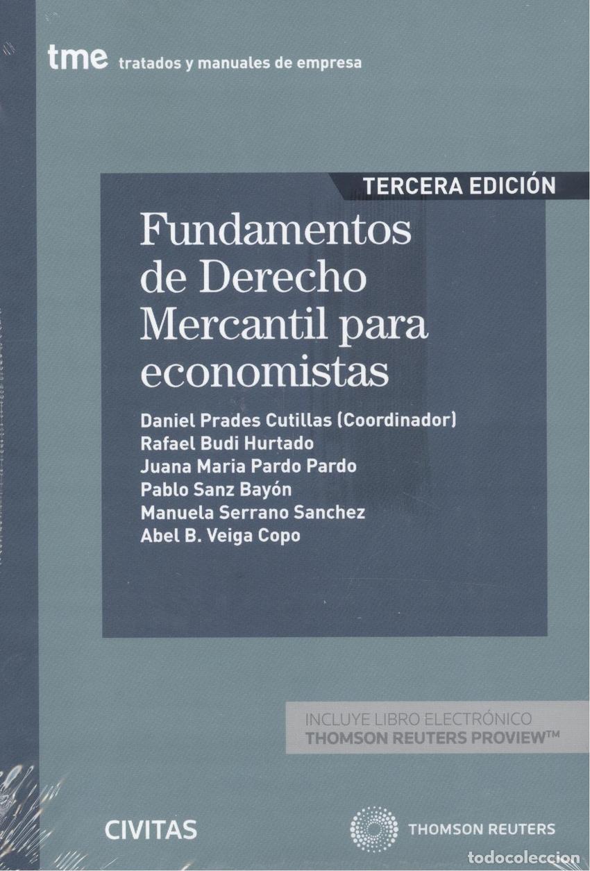 B&uuml;cher: FUNDAMENTOS DE DERECHO MERCANTIL PARA ECONOMISTAS - Veiga Copo , Abel