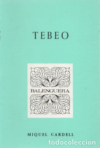 Libri: TEBEO - Cardell, Miquel